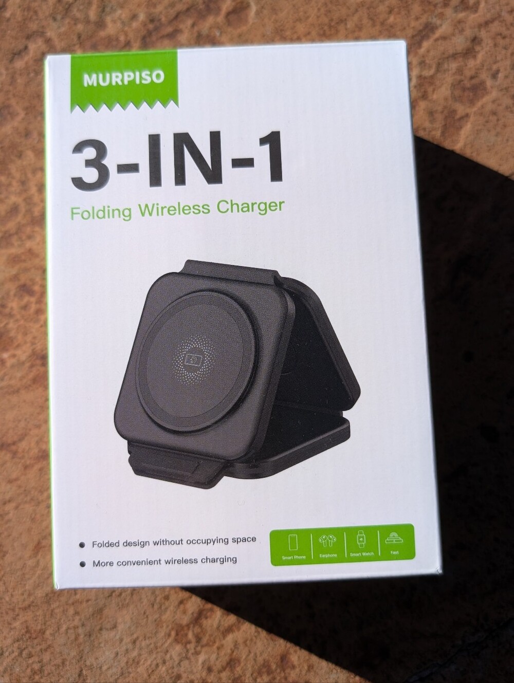Brand New 3 in 1 Magnetic Wireless Travel Charging Station with Case